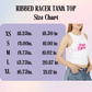 Break The Stigma Micro Rib Racer Tank Top