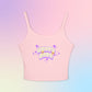 Honey Dabs Spaghetti String Tank Top