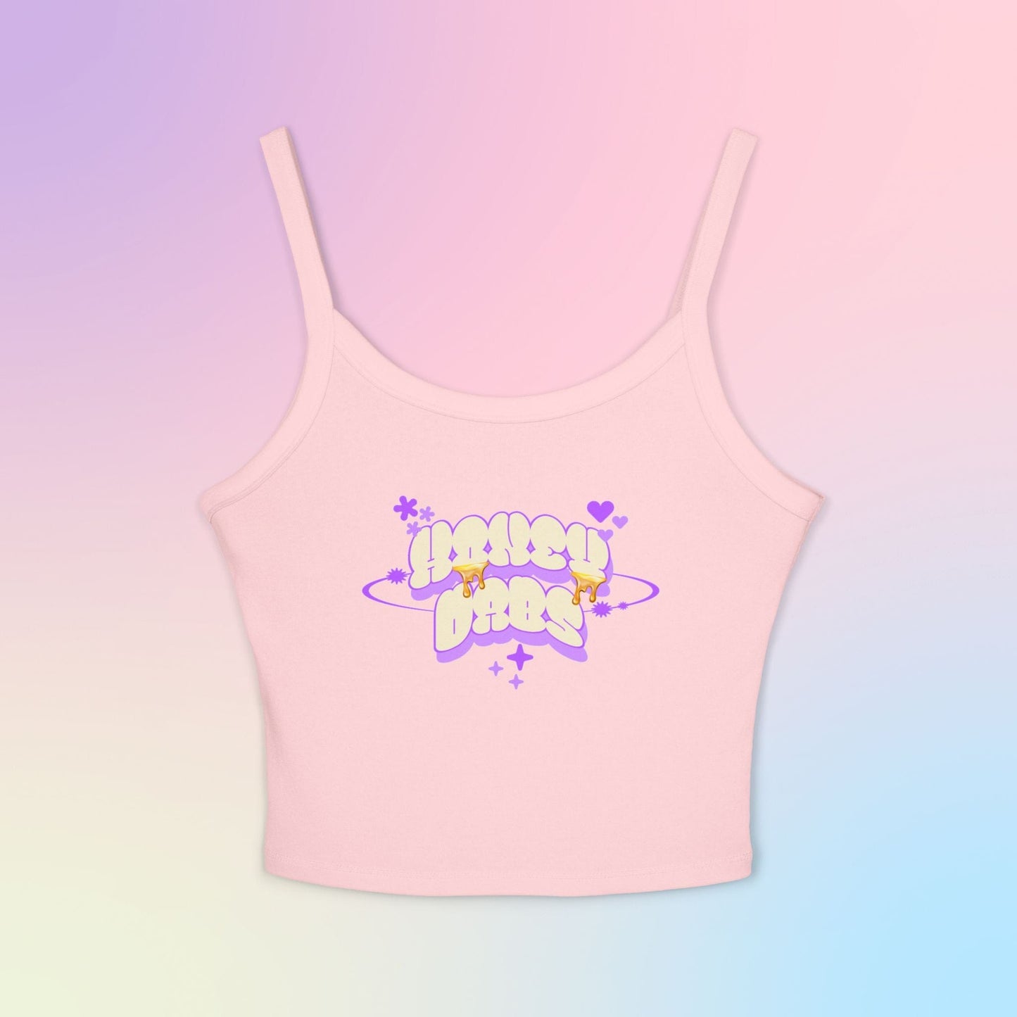 Honey Dabs Spaghetti String Tank Top