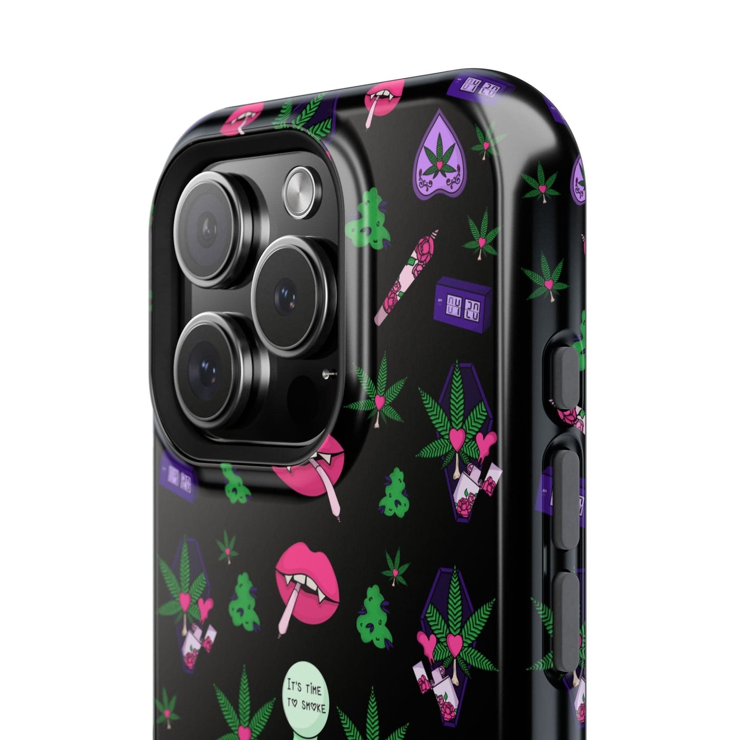 Spooky Stoner Babe Impact-Resistant Phone Case