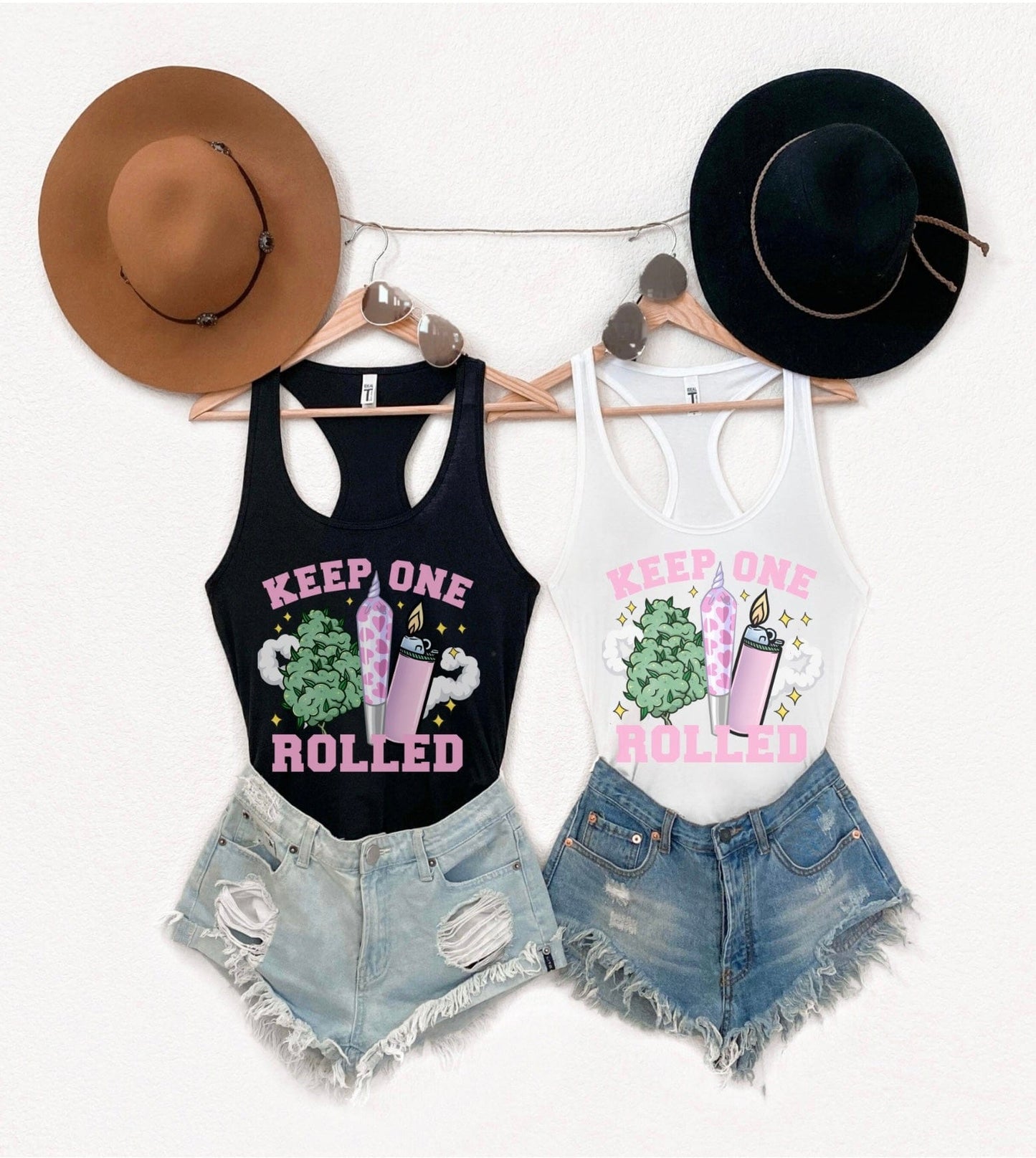 Keep One Rolled Tank Top