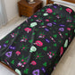 Spooky Stoner Babe  Plush Velveteen Blanket