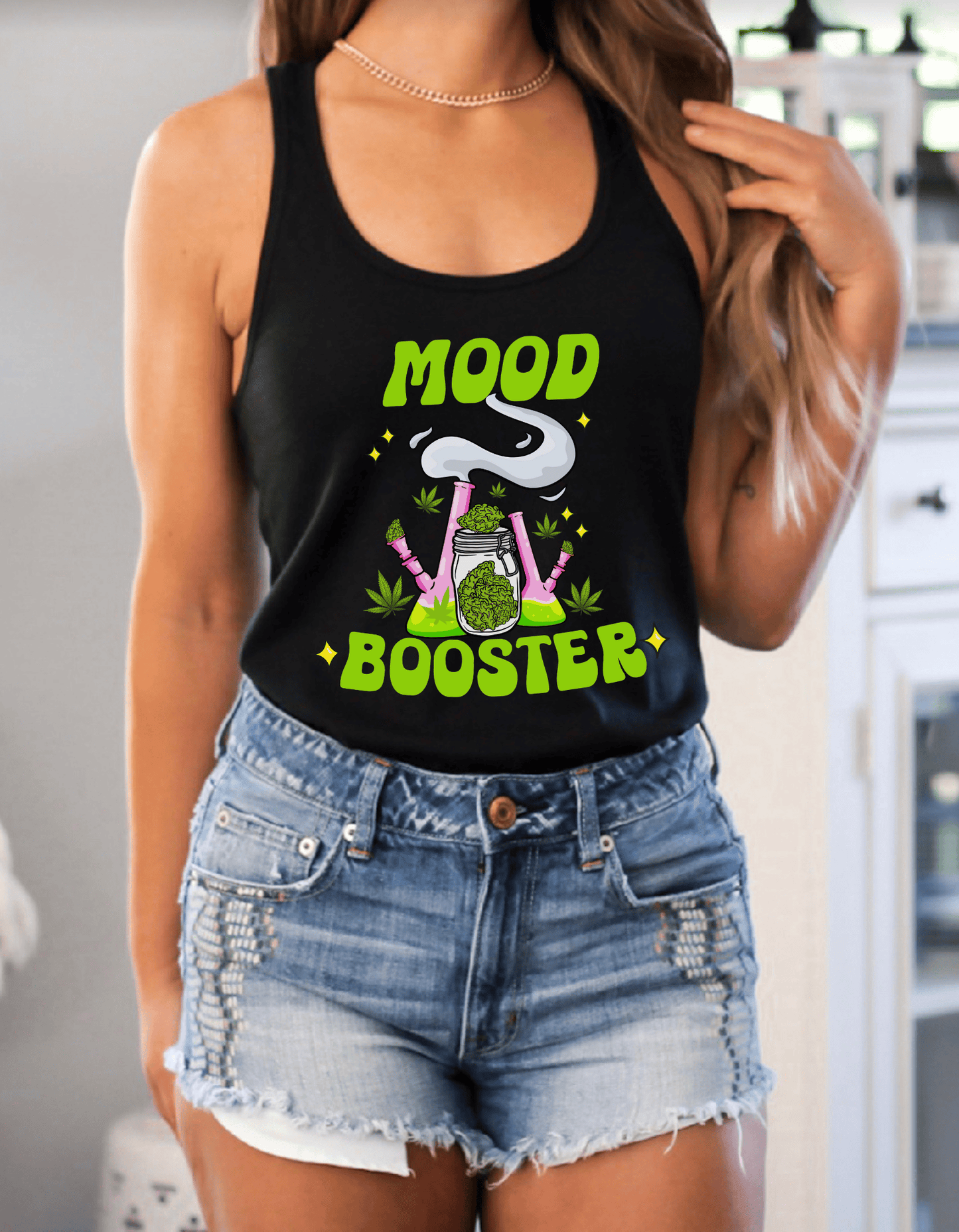 Mood Booster Racerback Tank