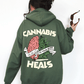 Cannabis Heals Unisex Hooded Sweatshirt