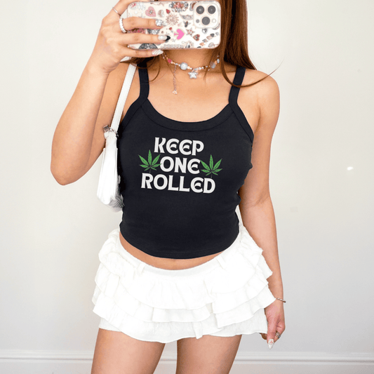 Keep One Rolled Tank Top