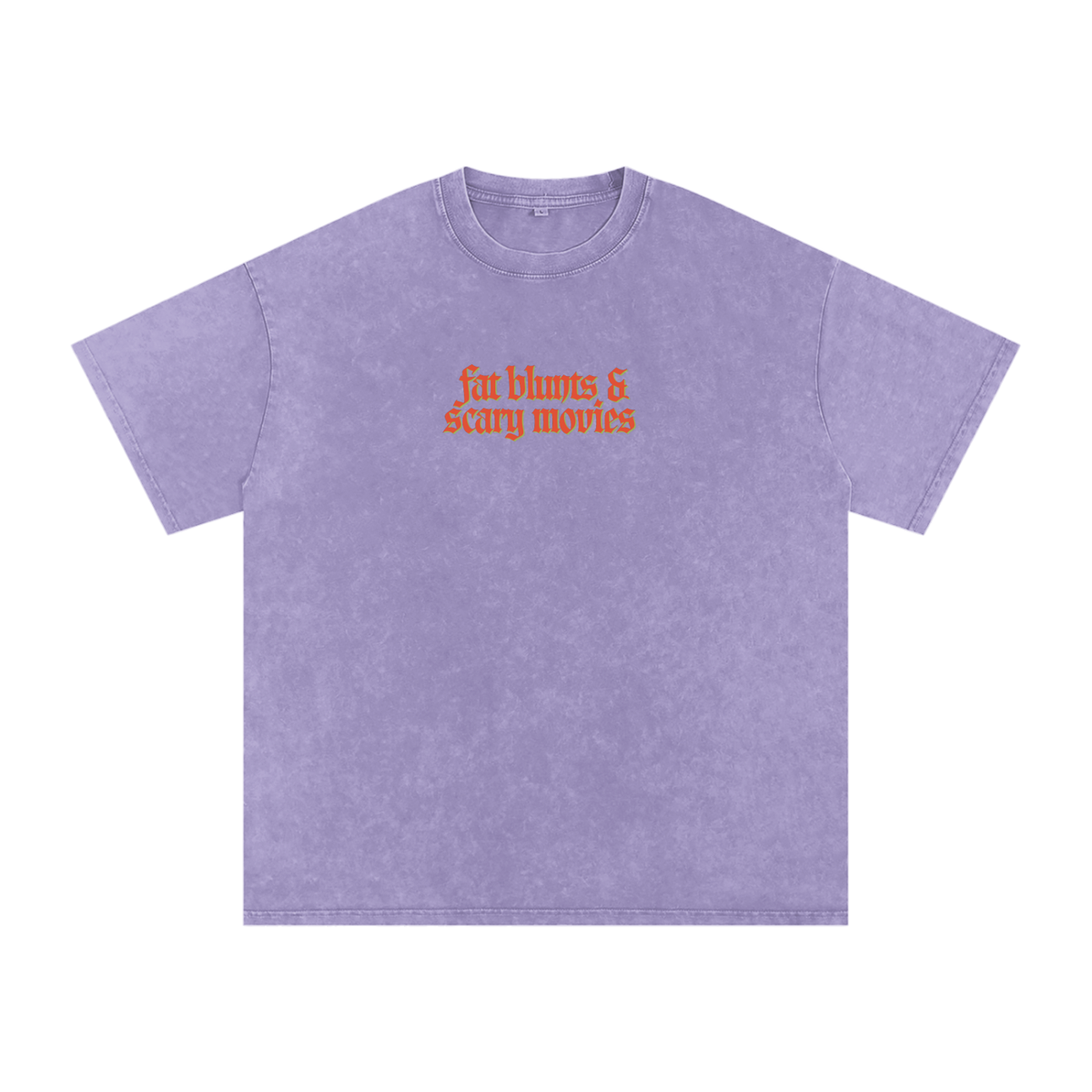 Fat Blunts & Scary Movies Snow Washed Oversized Cotton T-Shirt