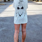 Mushroom Grl Cotton Crew Tee