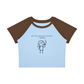 Born To Be a Babygirl Forced To Be a Big Dawg Raglan Baby T-Shirt