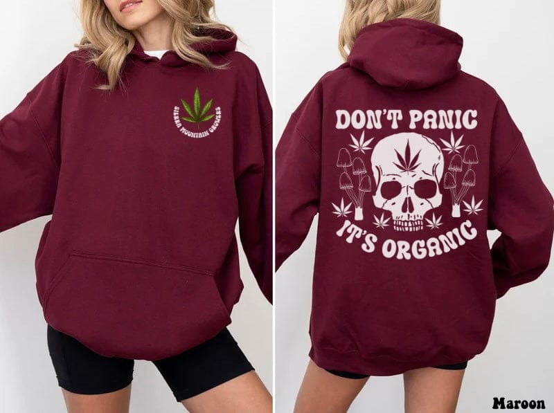 Don’t Panic It’s Organic Unisex Hoodie