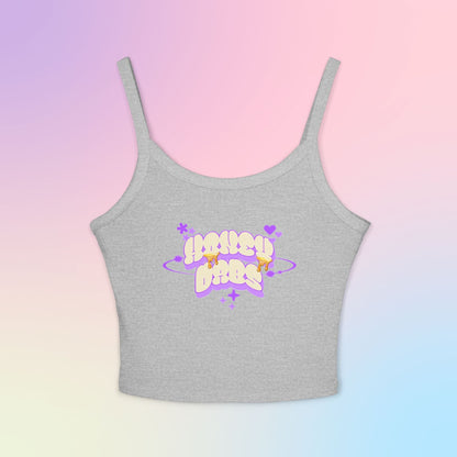 Honey Dabs Spaghetti String Tank Top