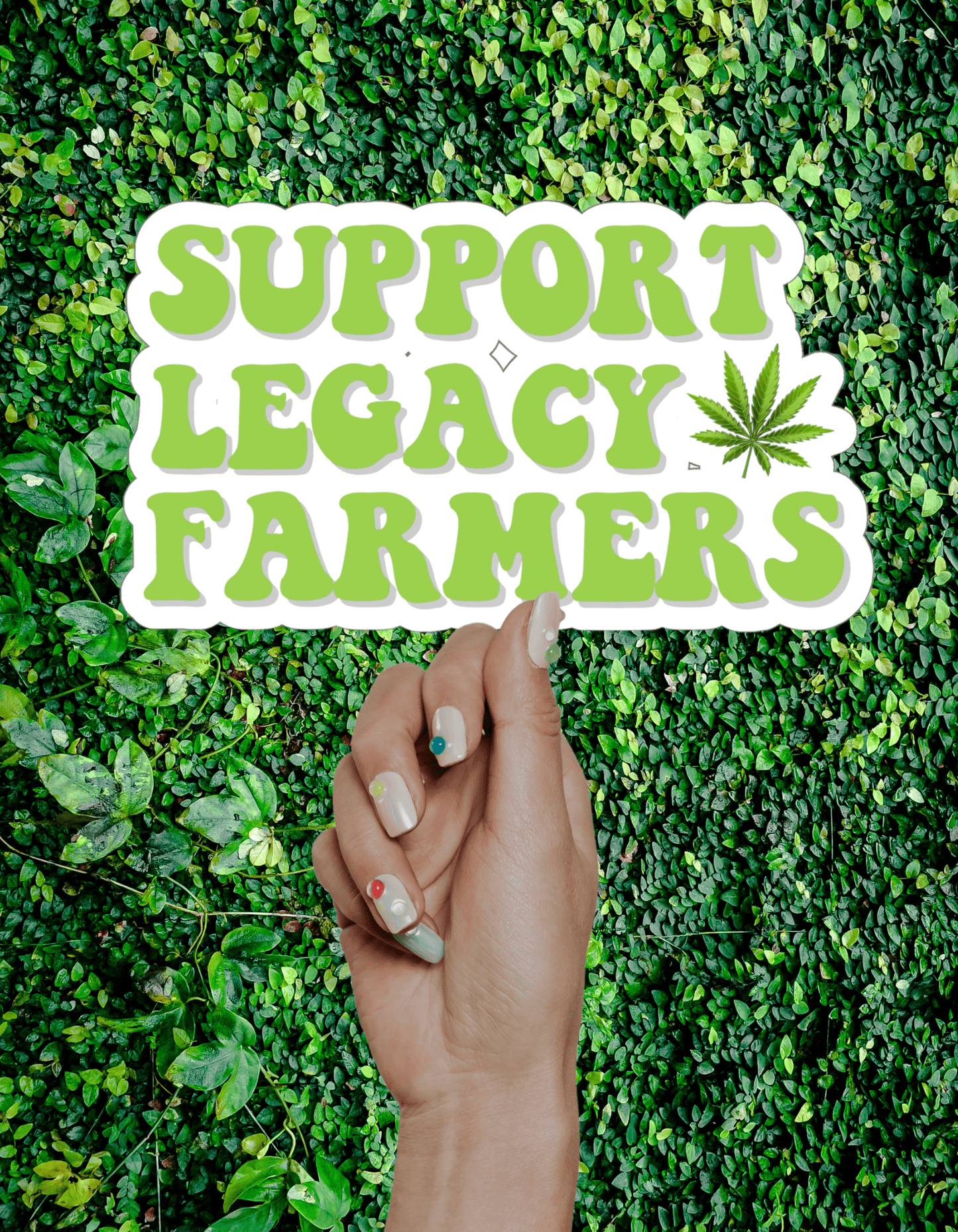 Support Legacy Farmers Die-Cut Stickers