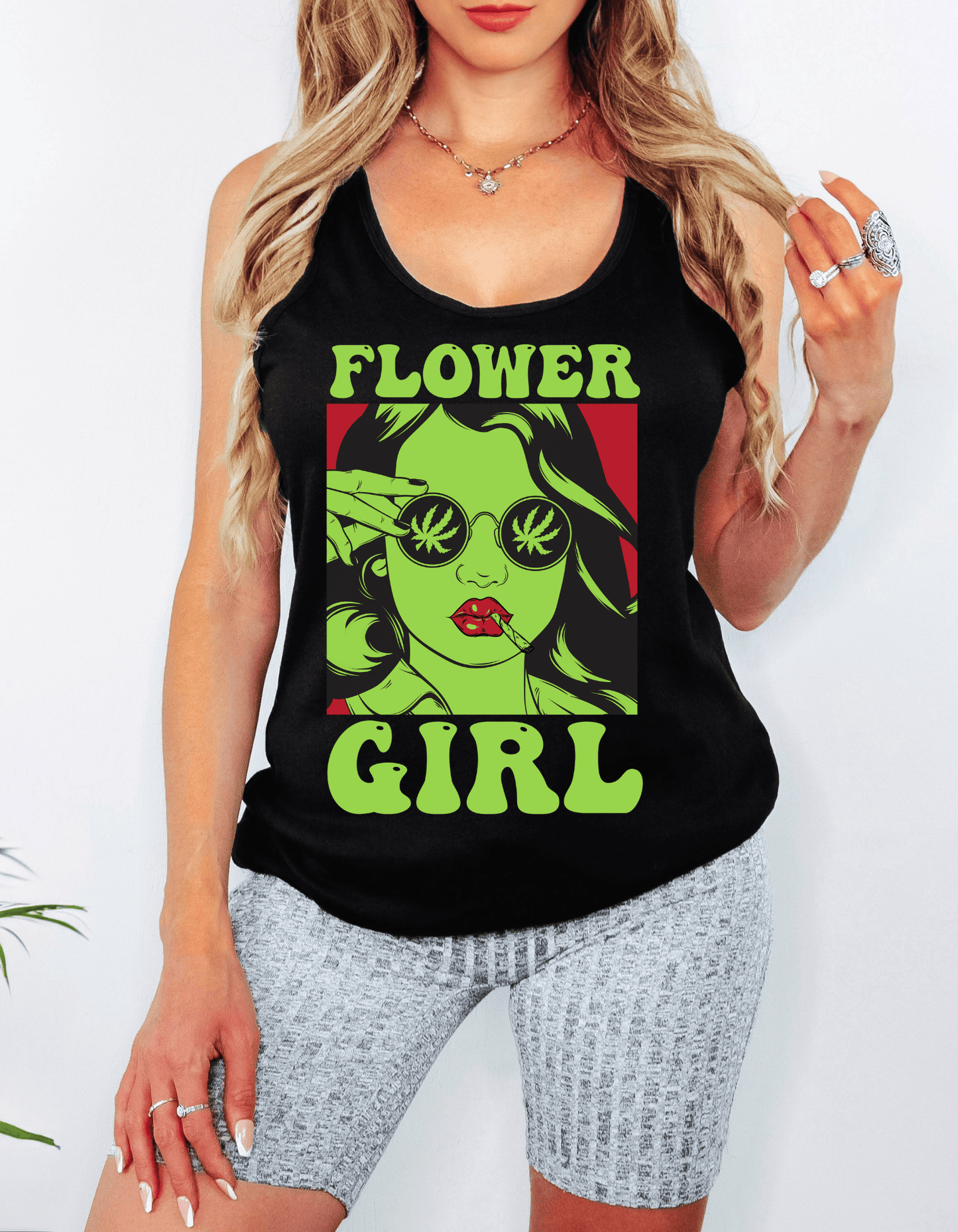 Flower Girl Tank Top