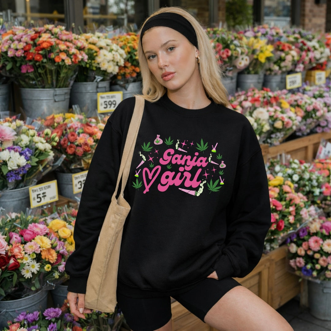 Ganja Girl Crewneck