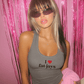 I heart fat jays Micro Ribbed Tank