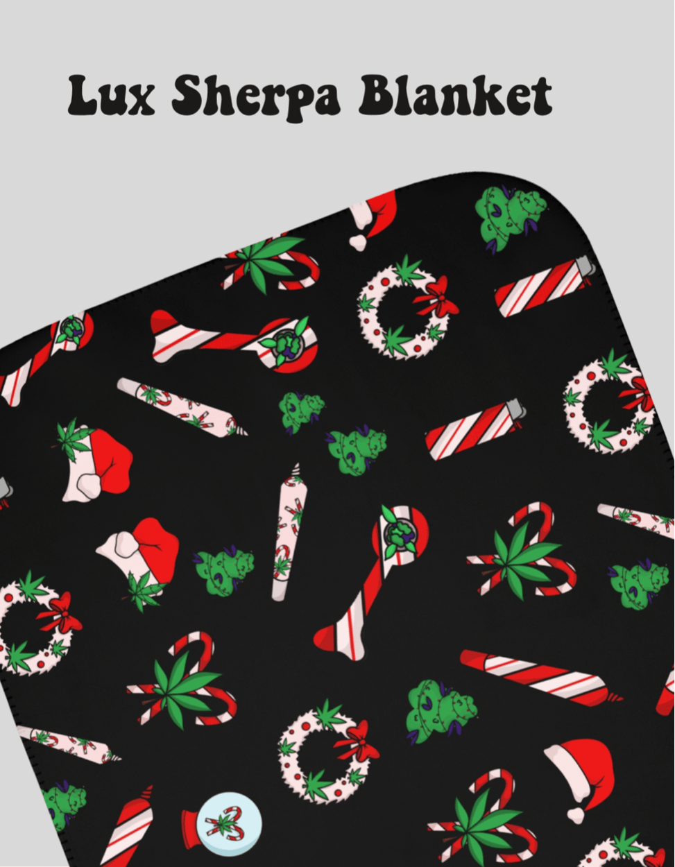 Stoney Christmas Sherpa Blanket