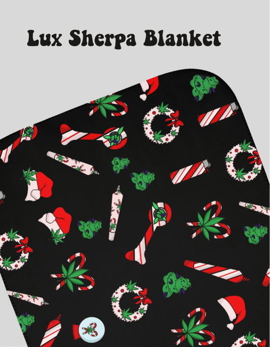 Stoney Christmas Sherpa Blanket