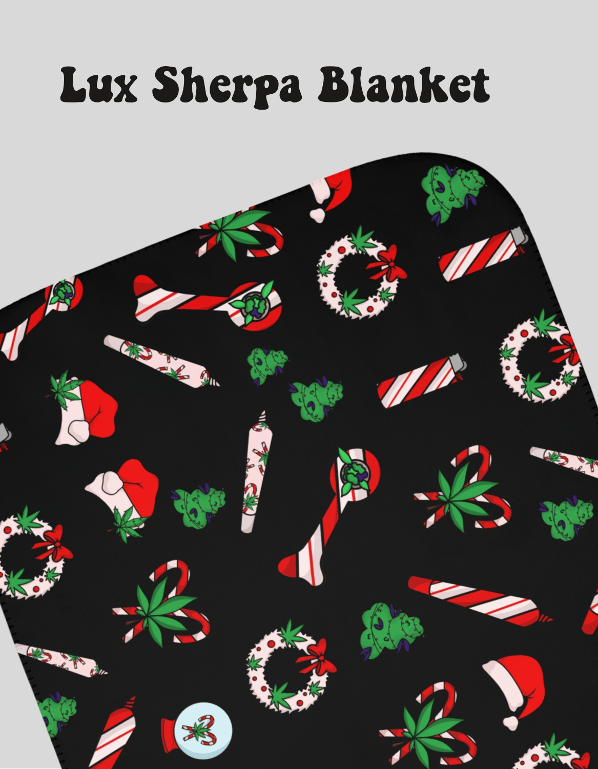 Stoney Christmas Sherpa Blanket