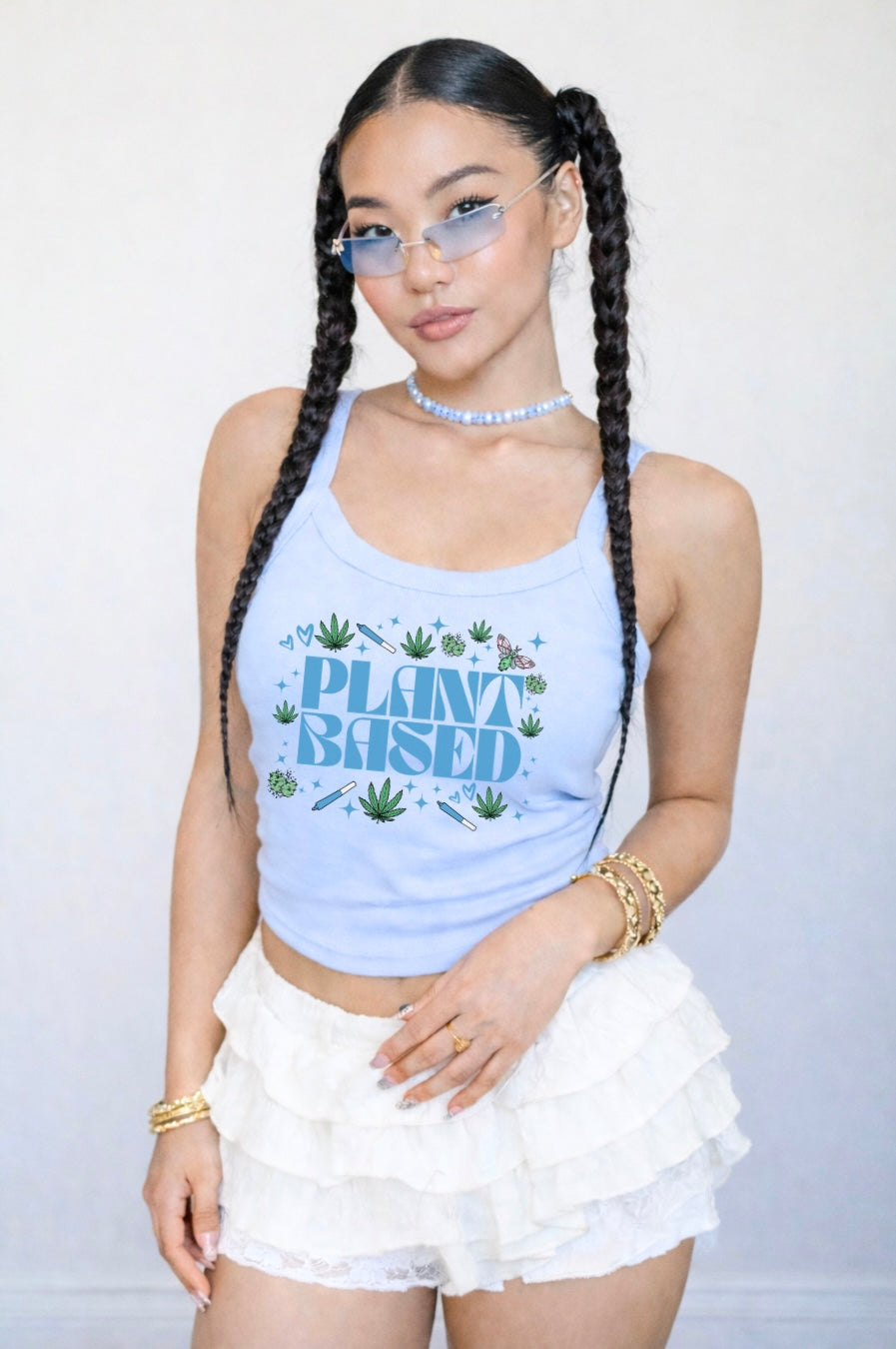 Plant based micro-rib tank top