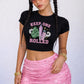 Keep On Rolled Crop Top
