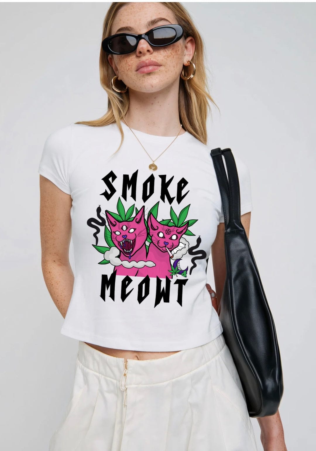 Smoke Meowt Baby Tee