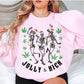 Jolly and High Skeleton Christmas Sweatshirt