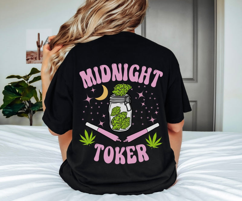 Midnight Toker Cotton T-Shirt