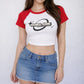 Mary Jane Keeps Me Sane micro rib raglan baby tee