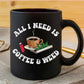 Coffee & Weed Black Mug(15oz)