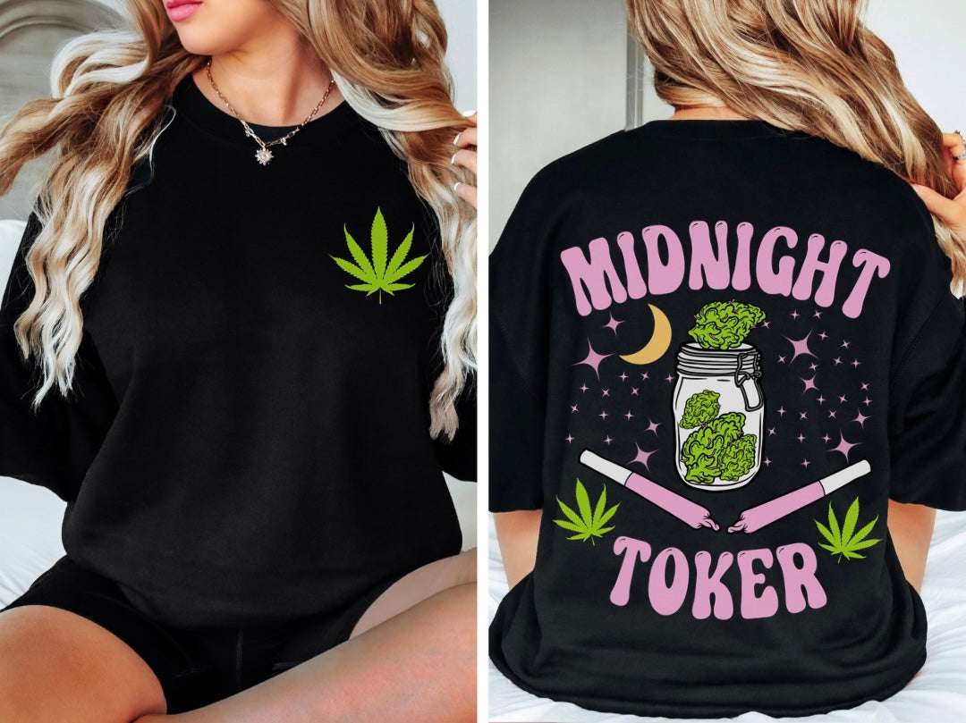 Midnight Toker Cotton T-Shirt