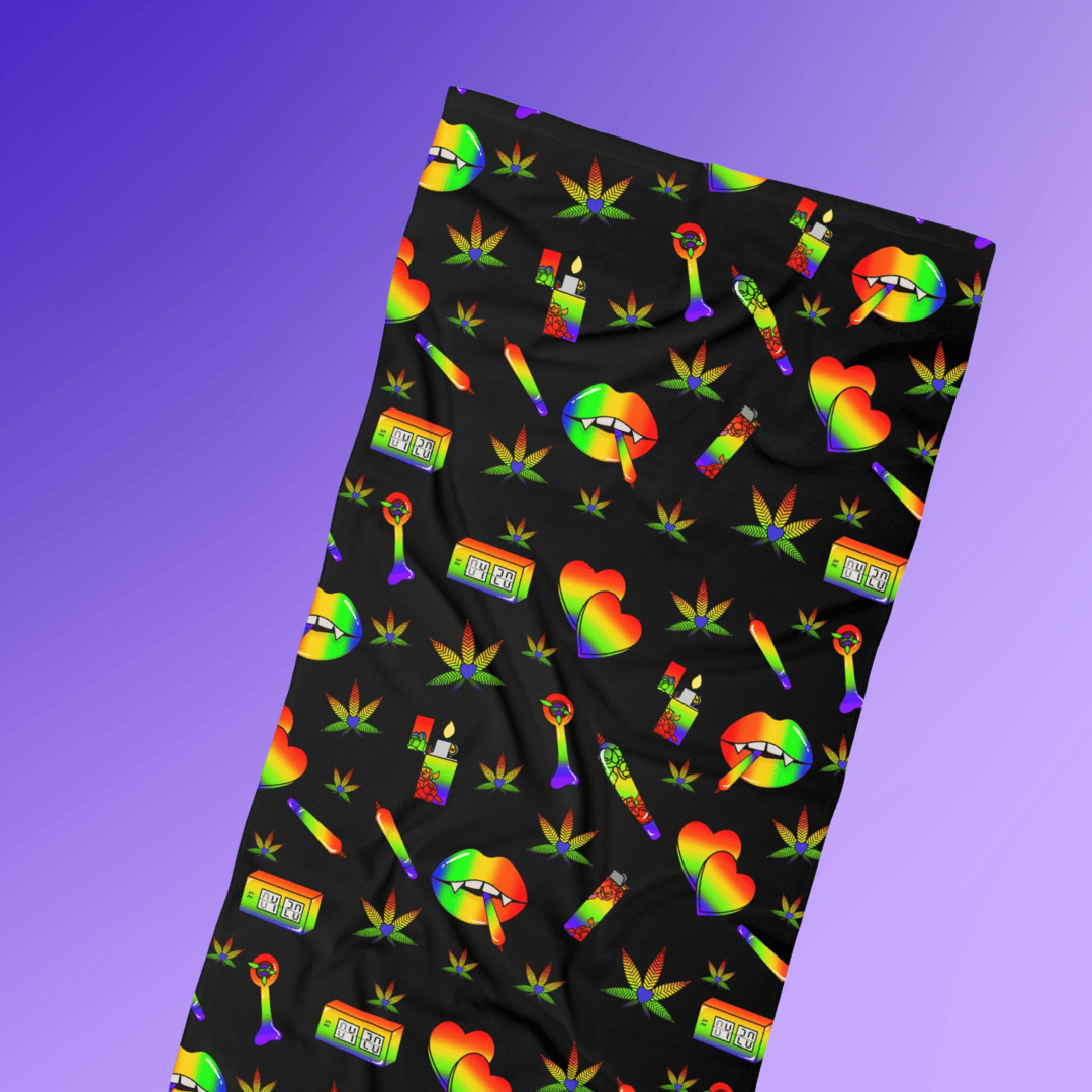 Vampire Stoner Babe Beach Towel