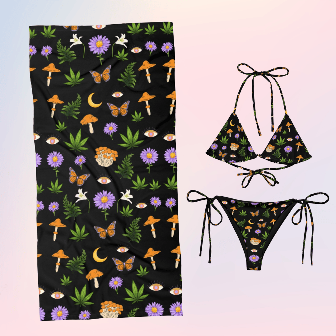 Fairycore Beach Towel