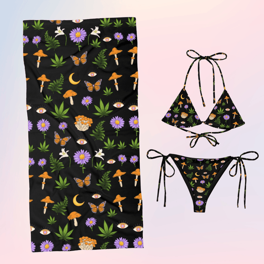 Fairycore Beach Towel