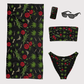 Blunts & Roses bandeau bikini top