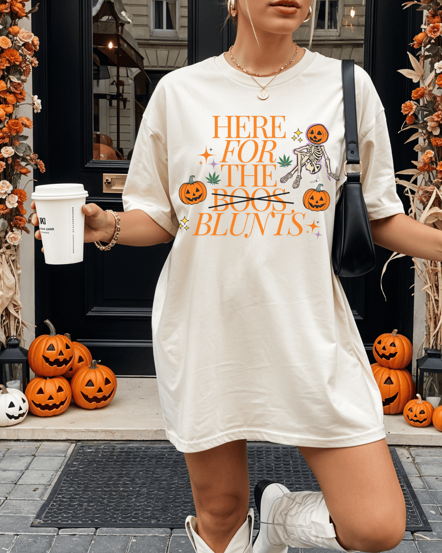 Here For The Blunts T-shirt