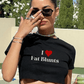 I Heart Fat Blunts Crop Top