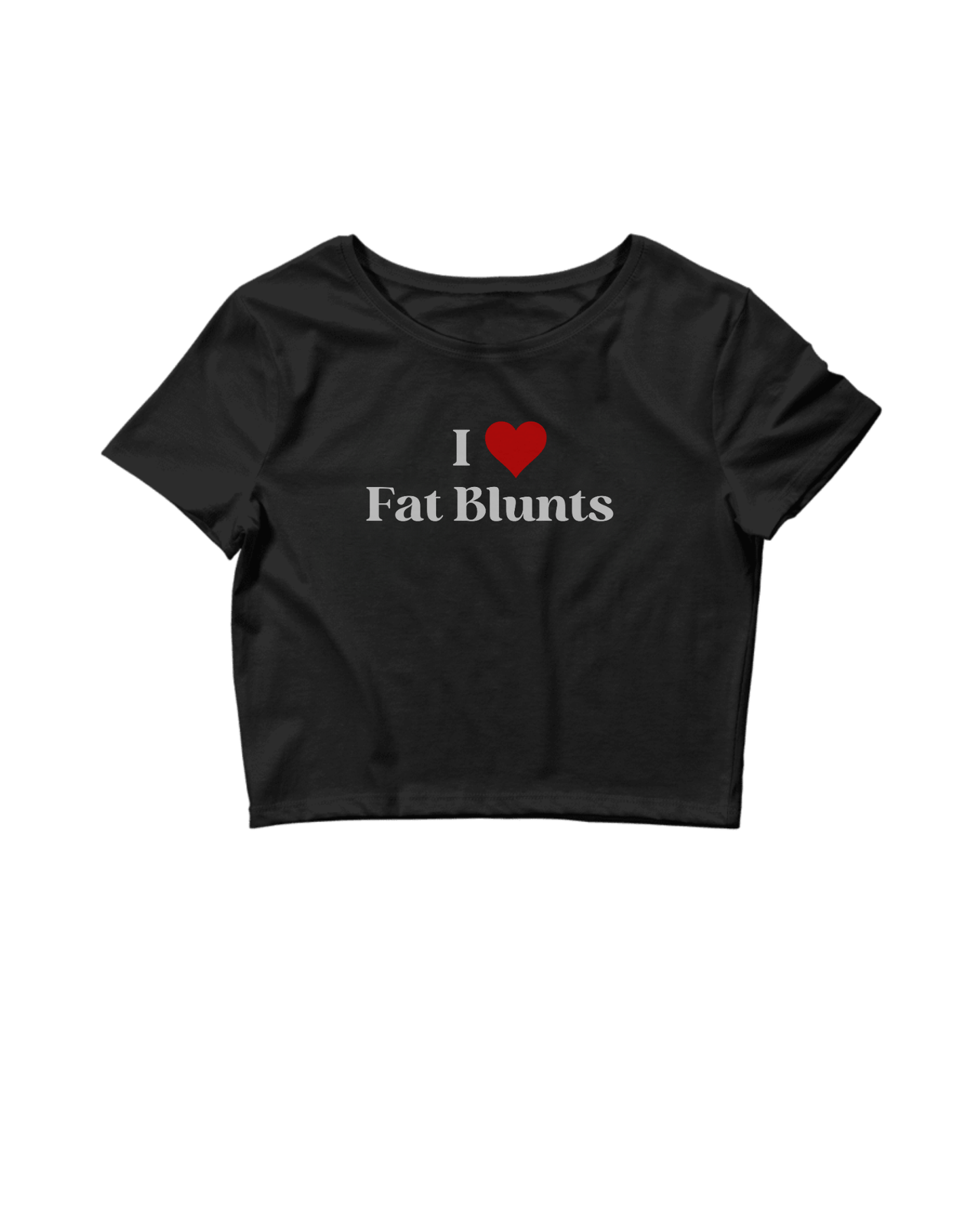 I Heart Fat Blunts Crop Top