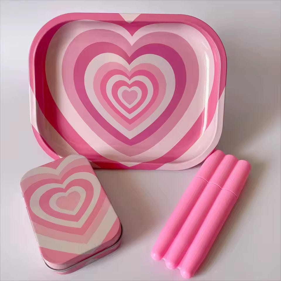 Pink Hearts 3 pcs Set