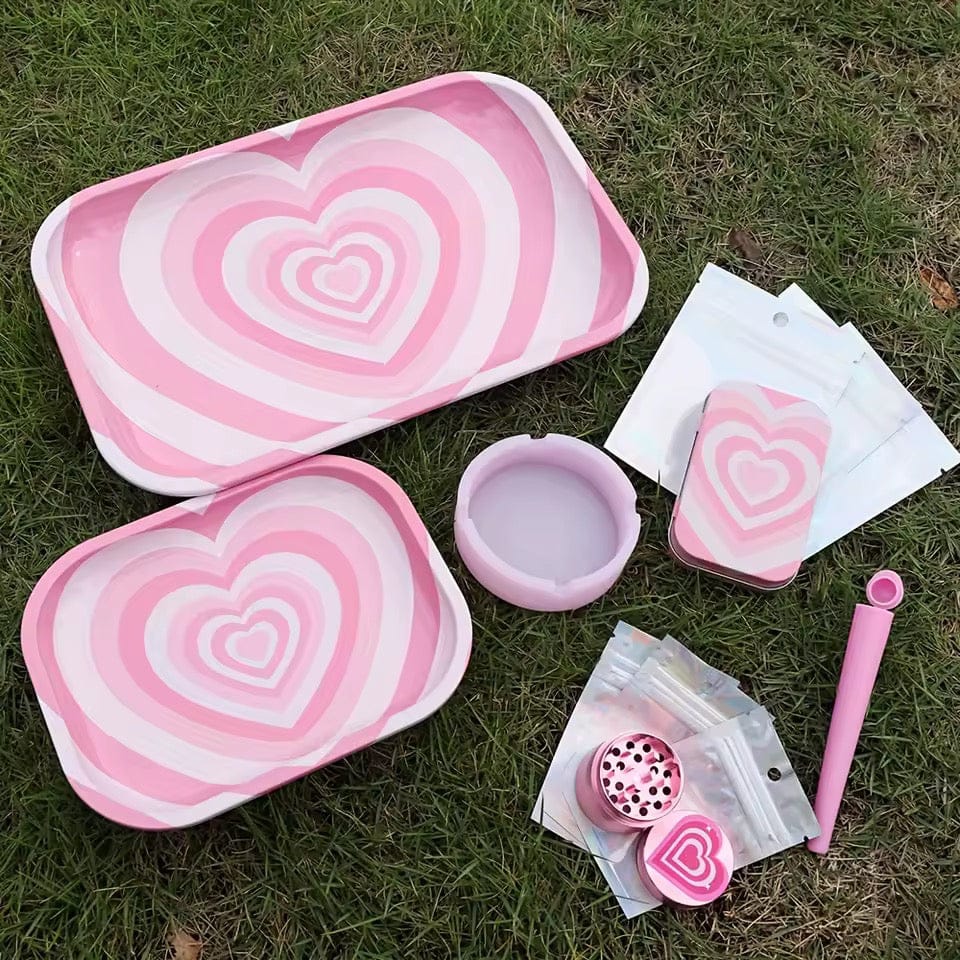 Pink Heart 12 Pieces Sesh Set