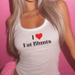 I heart fat blunts Micro Ribbed Tank
