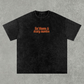 Fat Blunts & Scary Movies Snow Washed Oversized Cotton T-Shirt