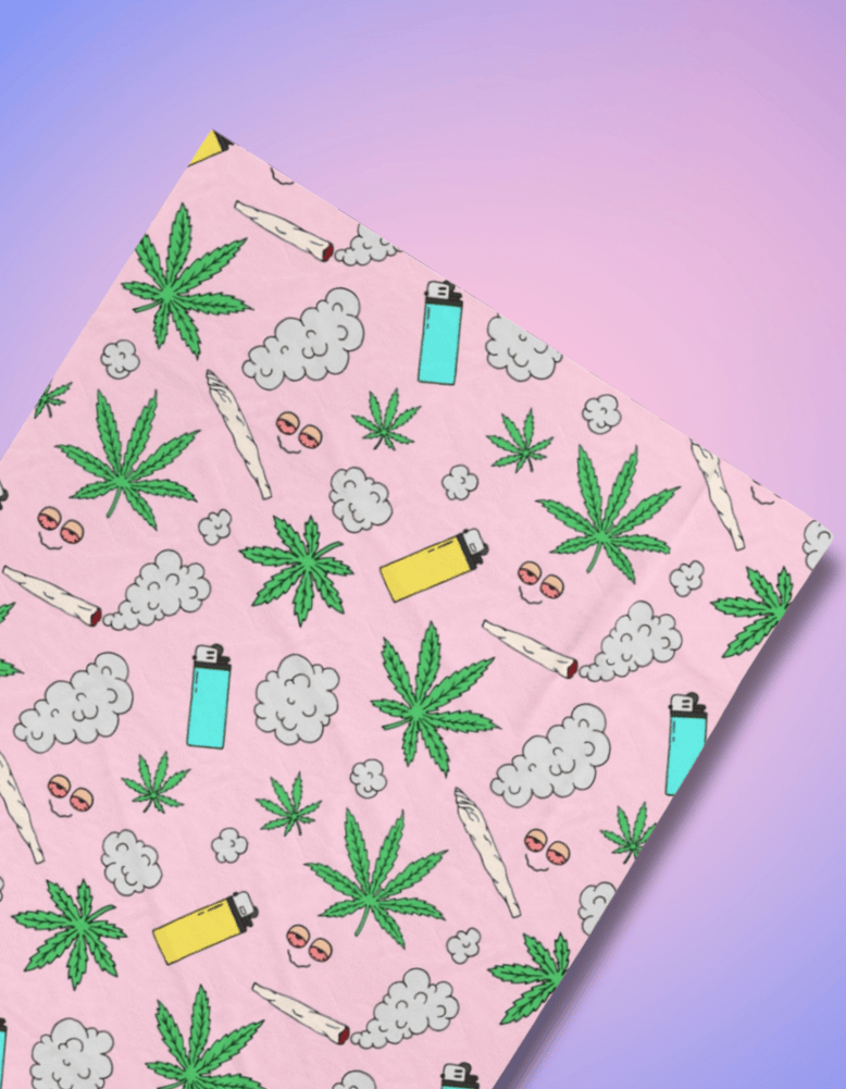 Blazed Velveteen Plush Blanket Throw Blanket