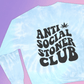 Anti Social Stoner Tie-Dye Sweatshirt(Unisex)