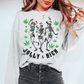 Jolly and High Skeleton Christmas Sweatshirt