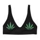 Weed Fan Leaf Bikini Top