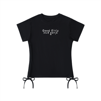 Good Girls Ganja Drawstring T-Shirt