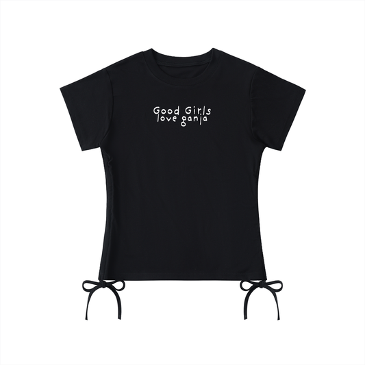 Good Girls Ganja Drawstring T-Shirt