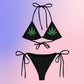 Weed Leaf String Bikini
