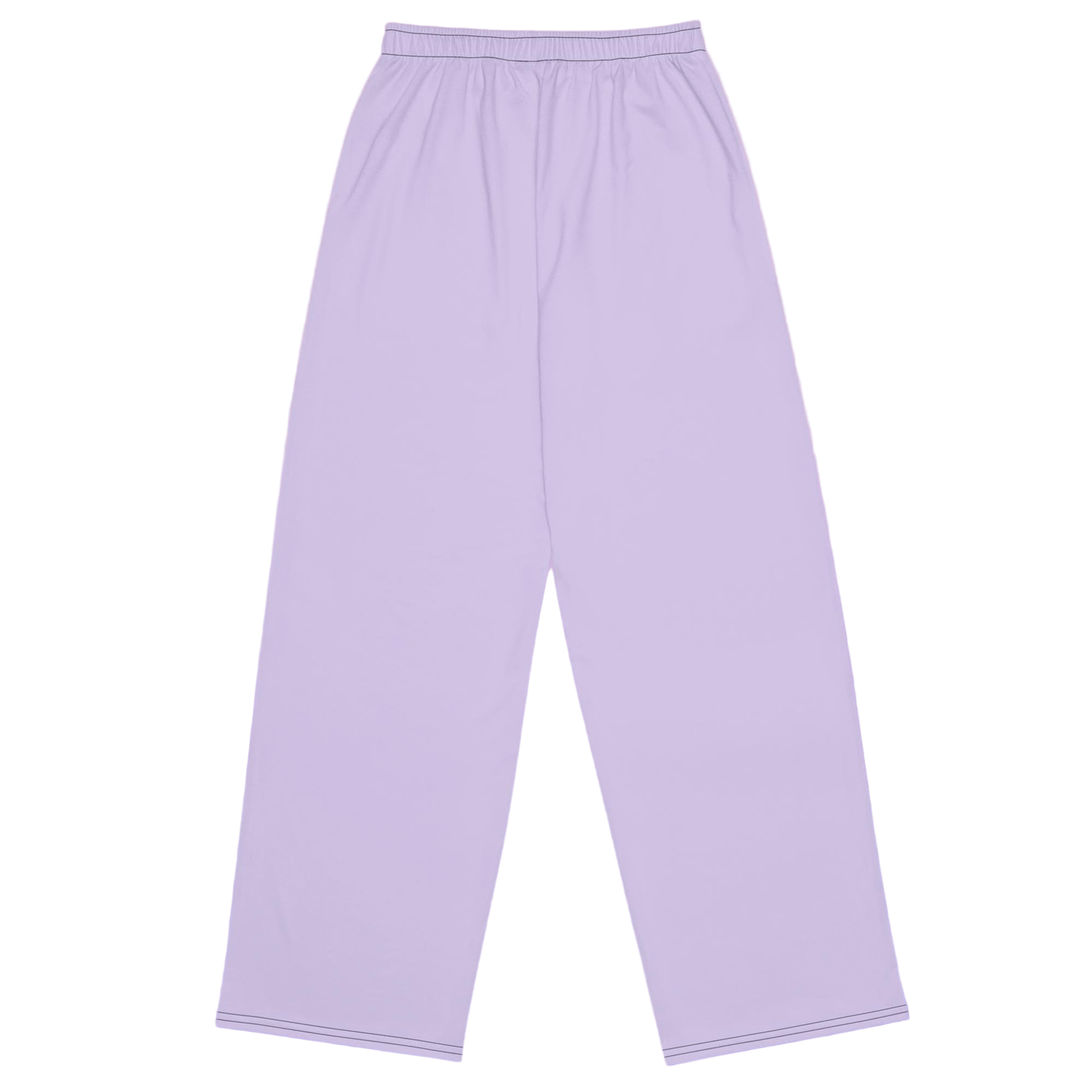 Lavender Weed Leaf Wide Leg Pants(High Waisted)