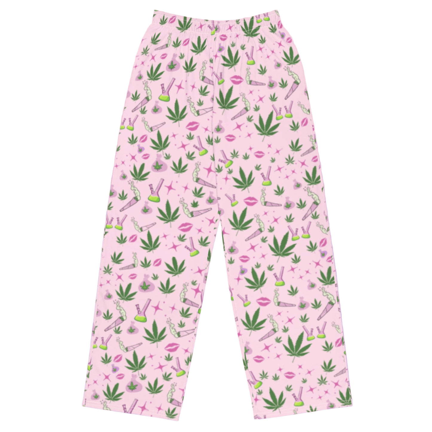 Stoner Babe  Wide Leg Pants (High Waisted)