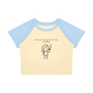 Born To Be a Babygirl Forced To Be a Big Dawg Raglan Baby T-Shirt